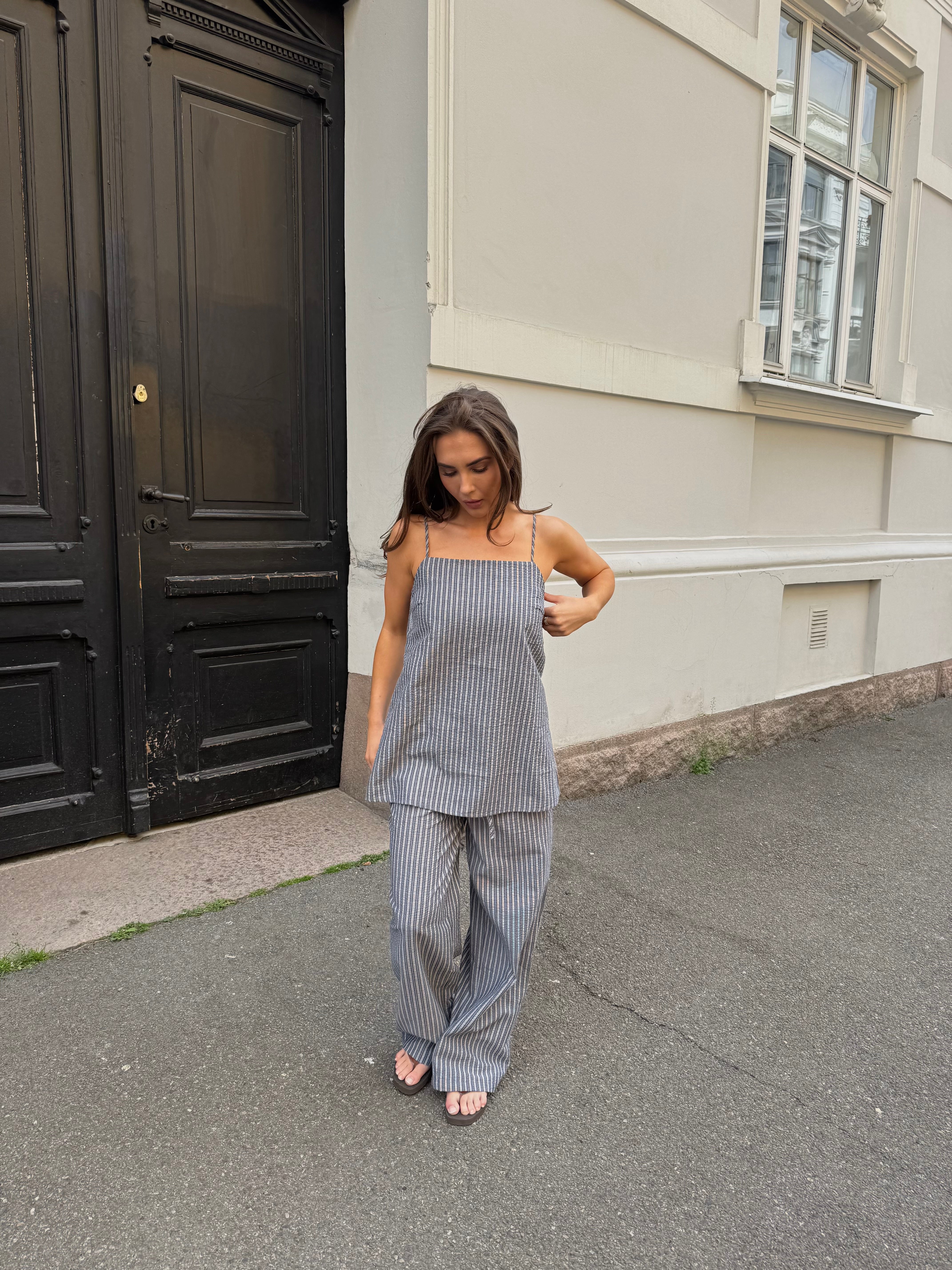OBJLUNIA Top - Dark Denim